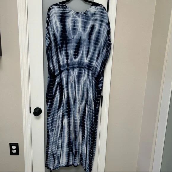 Torrid Blue Gauze Cover Up, 1X/2X Plus - Picture 11 of 15